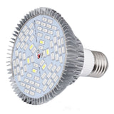 LED Grow Lamp Bulb E27 Low Power Consumption Full Spectrum Low Heat Generation LED Plant Growth Lamp Bulb 85‑265V 50W, 78 Beads