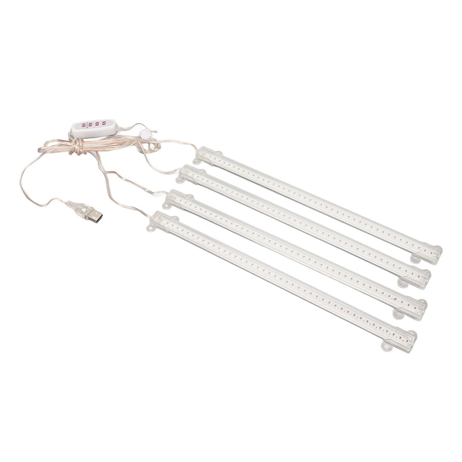 Plant Grow Light 4 Heads USB Plug Dimmable Timer Function Full Spectrum LED Grow Light for Indoor Home Succulent Sun Light 4000K 168LEDs