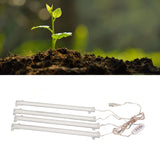 Plant Grow Light 4 Heads USB Plug Dimmable Timer Function Full Spectrum LED Grow Light for Indoor Home Succulent Sun Light 4000K 168LEDs