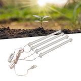 Plant Grow Light 4 Heads USB Plug Dimmable Timer Function Full Spectrum LED Grow Light for Indoor Home Succulent Sun Light 4000K 168LEDs