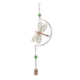 Dragonfly Wind Chimes Waterproof Beautiful Melody Iron Hanging Ornaments for Home Decoration