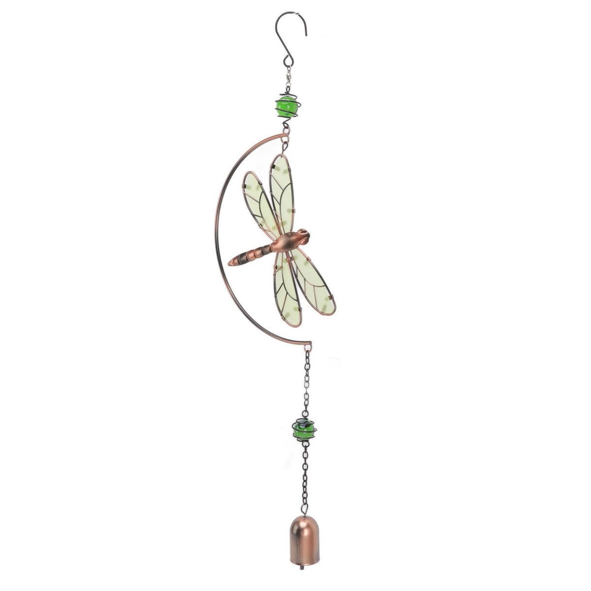 Dragonfly Wind Chimes Waterproof Beautiful Melody Iron Hanging Ornaments for Home Decoration