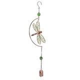 Dragonfly Wind Chimes Waterproof Beautiful Melody Iron Hanging Ornaments for Home Decoration