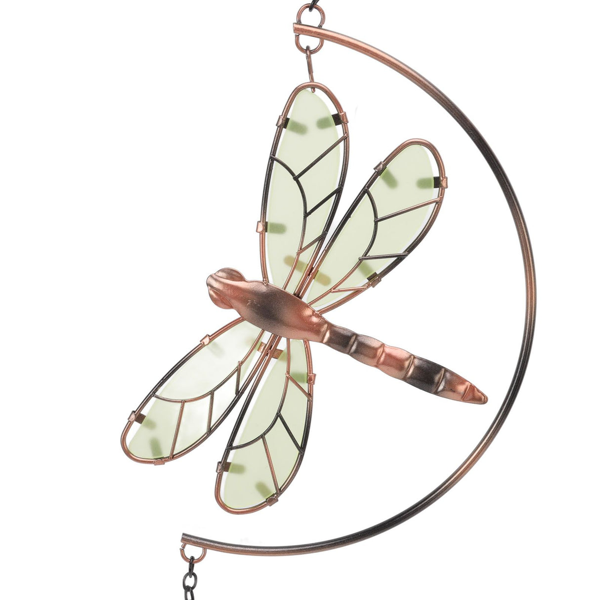 Dragonfly Wind Chimes Waterproof Beautiful Melody Iron Hanging Ornaments for Home Decoration