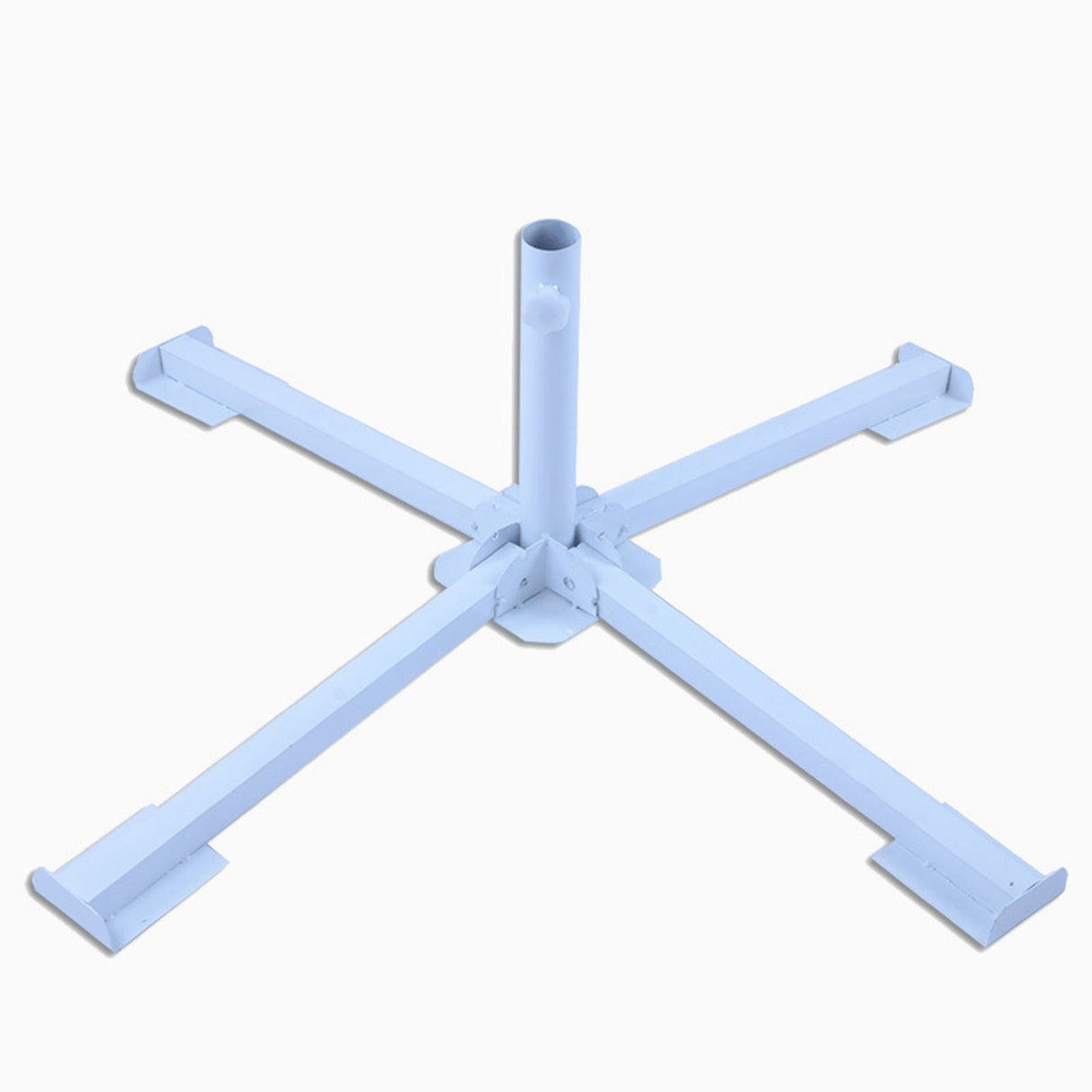 Portable Foldable Beach Umbrella Stand Outdoor Patio Sunshade Umbrella Base Holder White