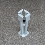 Portable Foldable Beach Umbrella Stand Outdoor Patio Sunshade Umbrella Base Holder White - Low Angle