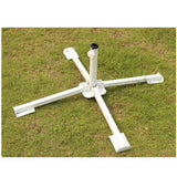 Portable Foldable Beach Umbrella Stand Outdoor Patio Sunshade Umbrella Base Holder White