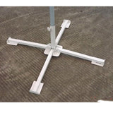 Portable Foldable Beach Umbrella Stand Outdoor Patio Sunshade Umbrella Base Holder White