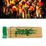 Disposable Barbecue Skewers Bamboo for Barbecue BBQ Appetiser Fruit Kabob Chocolate Fountain Grilling 3mm 25cm