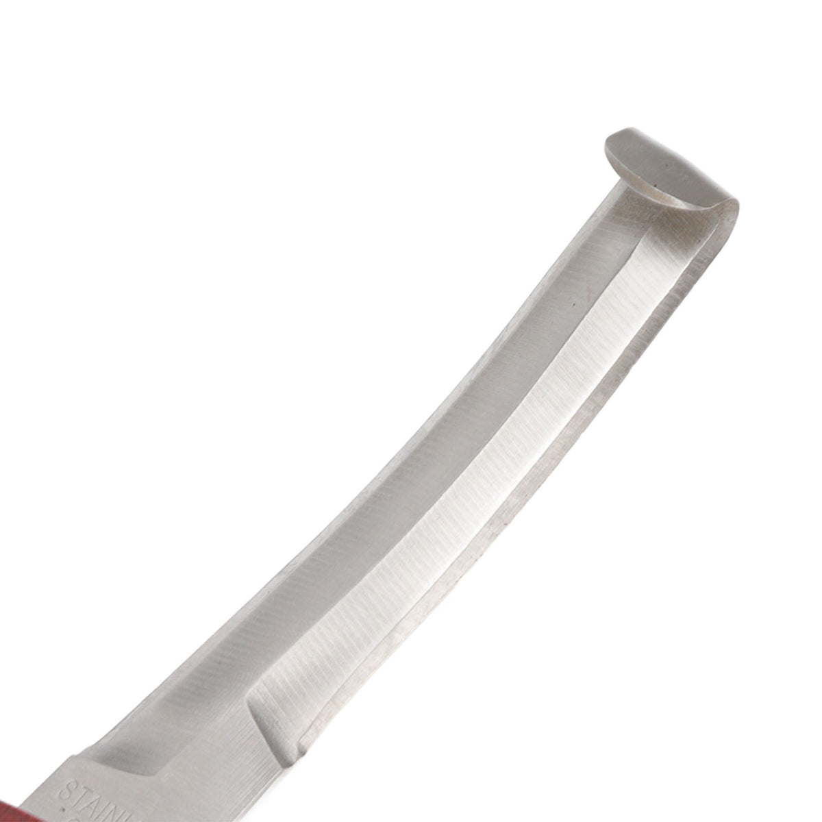 Hoof Knife Razor Stainless Steel Double Sided Blade Ergonomic Wooden Handle Hoof Edge Knife for Horse Hoof Trimming