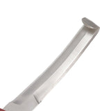 Hoof Knife Razor Stainless Steel Double Sided Blade Ergonomic Wooden Handle Hoof Edge Knife for Horse Hoof Trimming