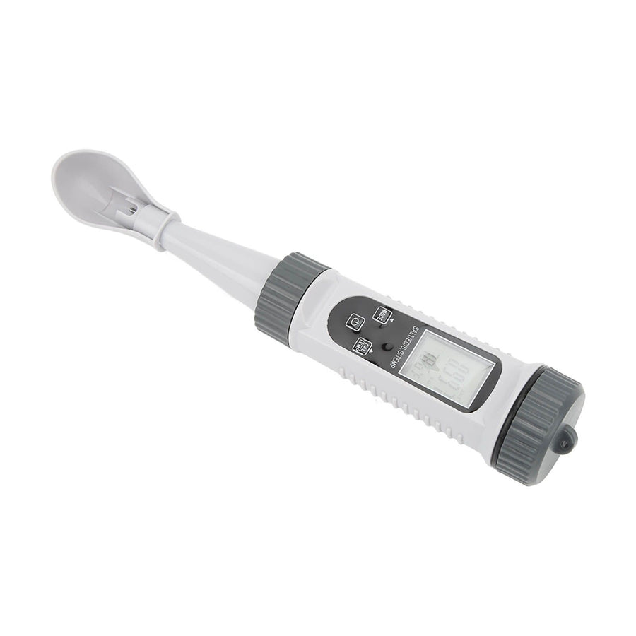 Digital Salinity Tester High Accuracy Wide Range Temp Comp Large LCD Water Quality Tester for EC Temp S.G