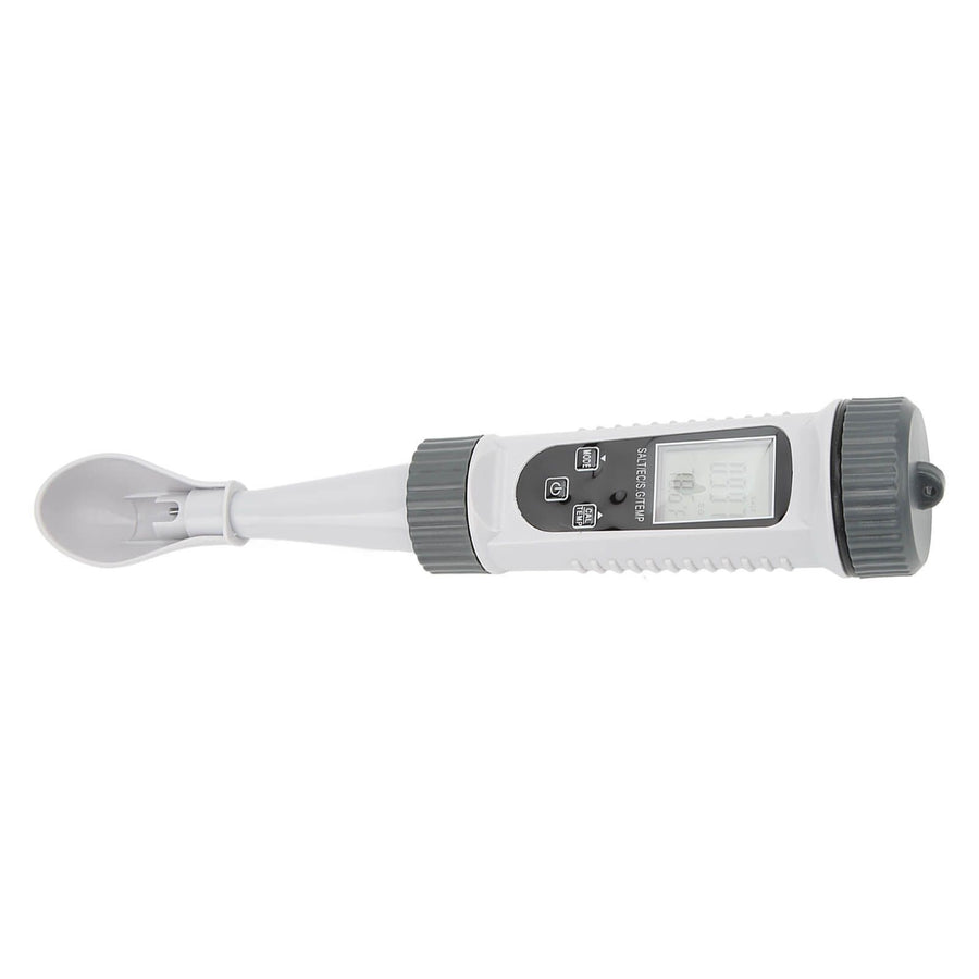 Digital Salinity Tester High Accuracy Wide Range Temp Comp Large LCD Water Quality Tester for EC Temp S.G