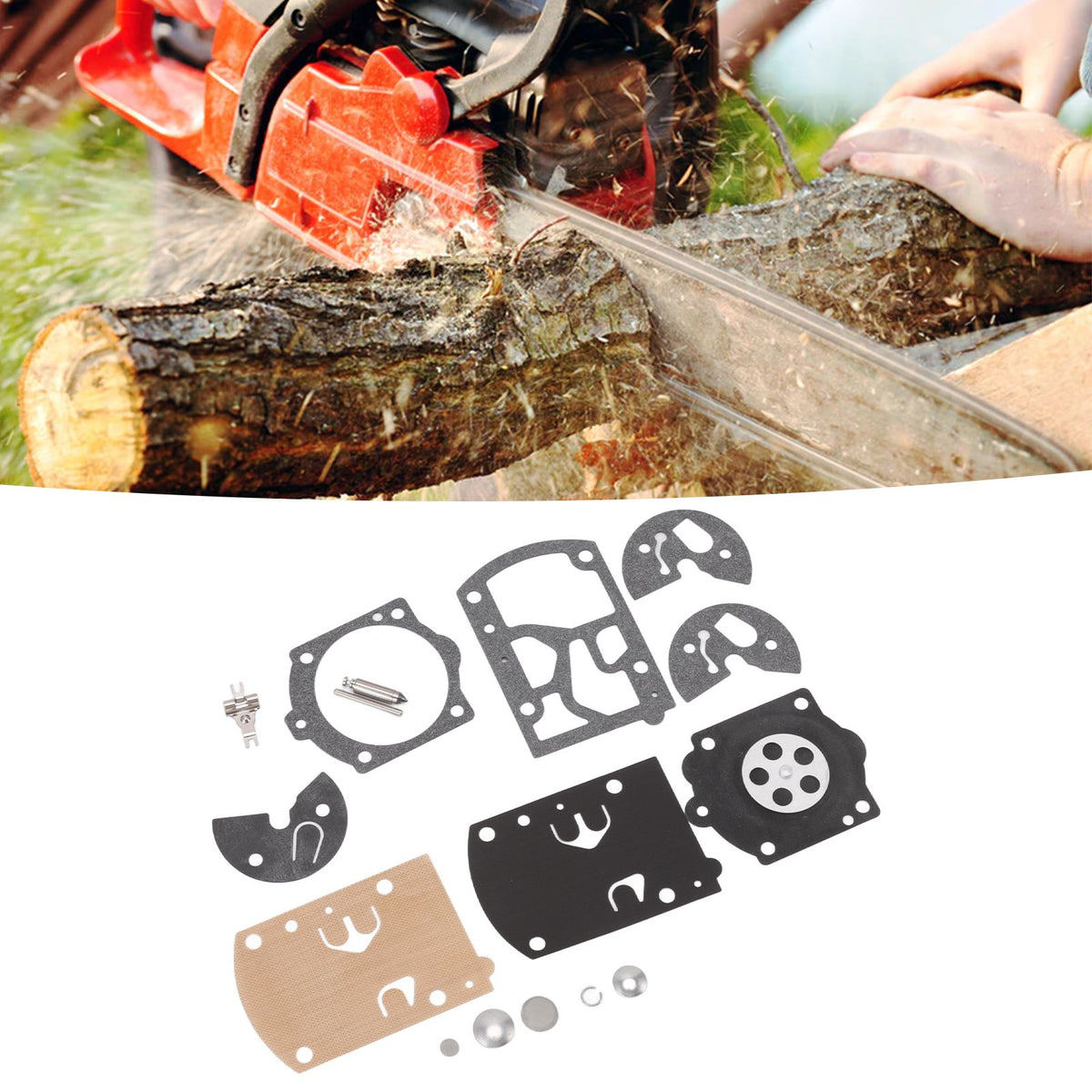 Carburetor Repair Gasket Diaphragm Kits for WB 24 WB 25 WB 32 WB 33 Chainsaw Diaphragm Repair Rebuild Kit for Homelite 650 750