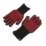 2PCS BBQ Fire Gloves Flame Retardant High Temperature Resistant Microwave Oven Gloves for Industrial