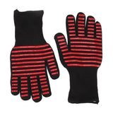 2PCS BBQ Fire Gloves Flame Retardant High Temperature Resistant Microwave Oven Gloves for Industrial - 45-Degree Angle