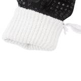 2 Pcs Heat Resistant Gloves Thermal Isolation High Temperature Resistant Anti Slip Washable Silicone Knitted Oven Mitts Free Size Black