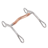 Horse Mouth Bit Stainless Steel Horse Breaking Bit Wear Resistant Corrosion Resistant Horse Snaffle Bit for Farm