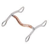 Horse Mouth Bit Stainless Steel Horse Breaking Bit Wear Resistant Corrosion Resistant Horse Snaffle Bit for Farm