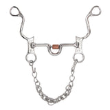 120mm Horse Mouth Snaffle with Chain Stainless Steel Horse Bit for Equestrian Training Equipment - Extra Image