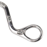 120mm Horse Mouth Snaffle with Chain Stainless Steel Horse Bit for Equestrian Training Equipment