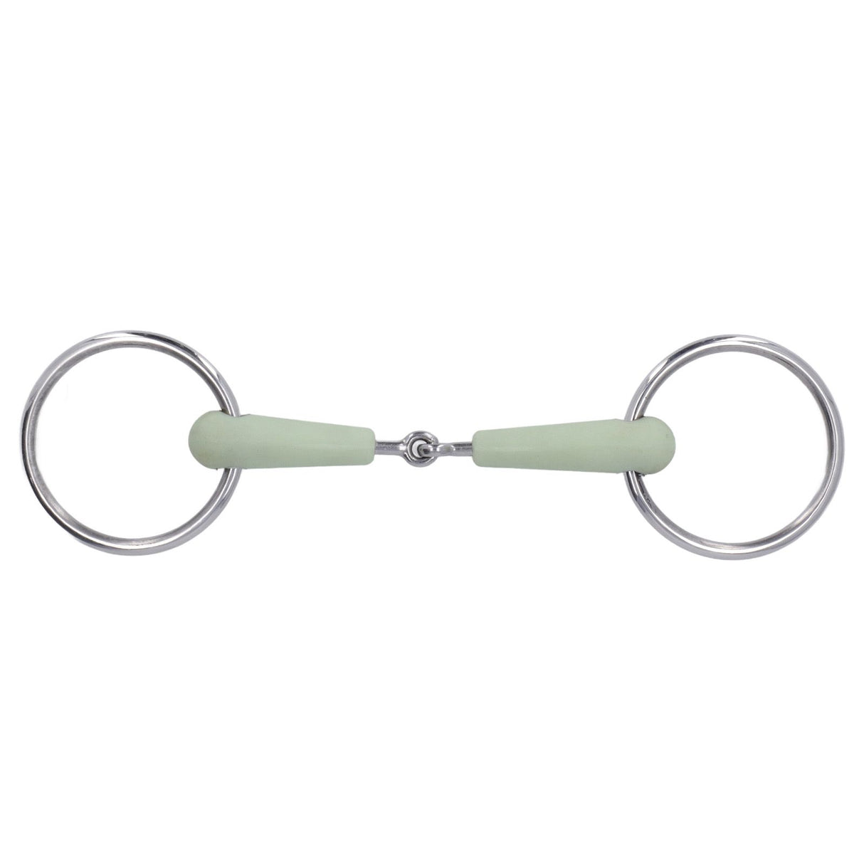 130mm Horse Mouth Snaffle with Chain Stainless Steel Horse Bit for Equestrian Training Equipment