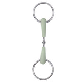 130mm Horse Mouth Snaffle with Chain Stainless Steel Horse Bit for Equestrian Training Equipment
