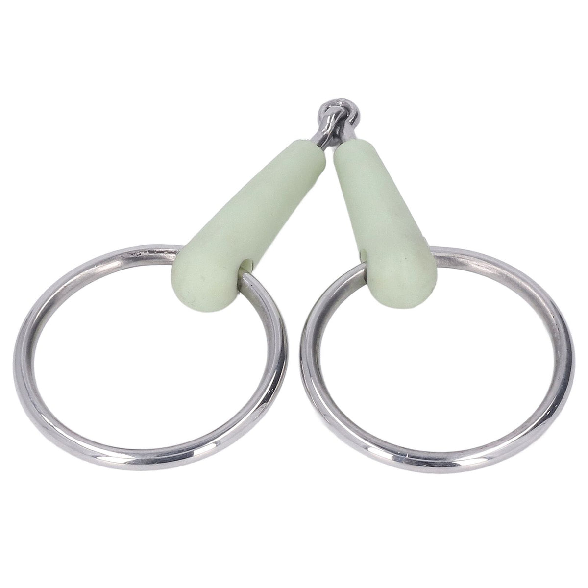 130mm Horse Mouth Snaffle with Chain Stainless Steel Horse Bit for Equestrian Training Equipment