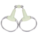 Horse Snaffle Bit Stainless Steel Horse Snaffle Roller Garden Breeding Mouth Bit for for 125mm Horse Mouth