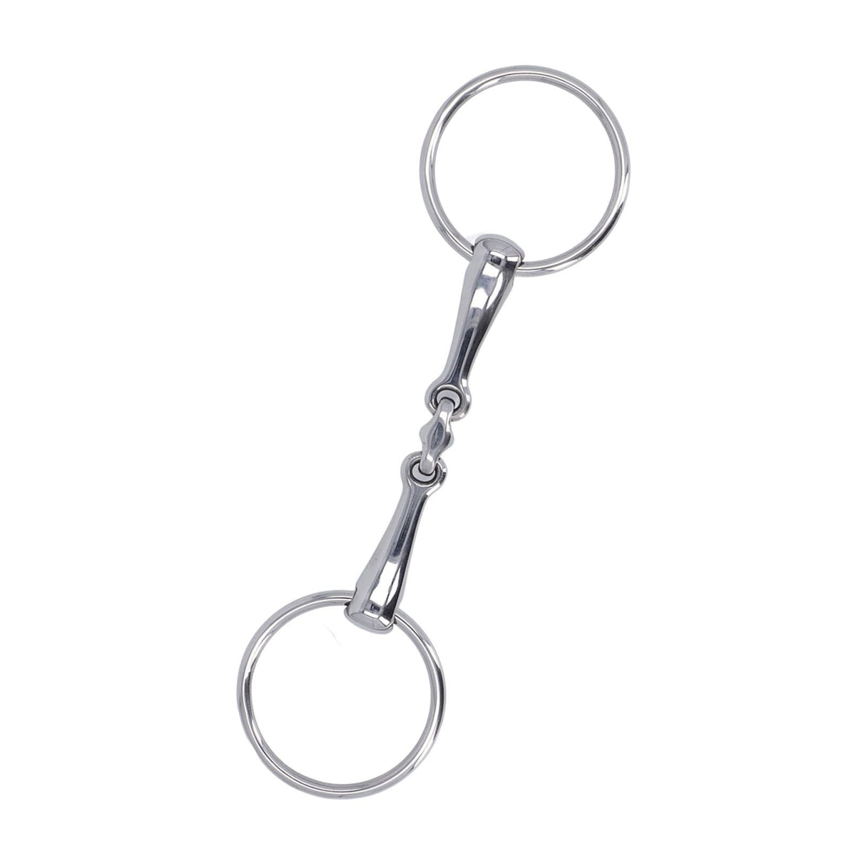 Horse Snaffle Stainless Steel Flexible Jointed Wearable Rust Proof O Ring Horse Mouth Bit for Horse Racing