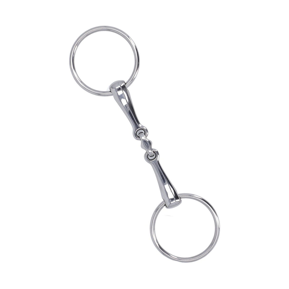 Horse Snaffle Stainless Steel Flexible Jointed Wearable Rust Proof O Ring Horse Mouth Bit for Horse Racing