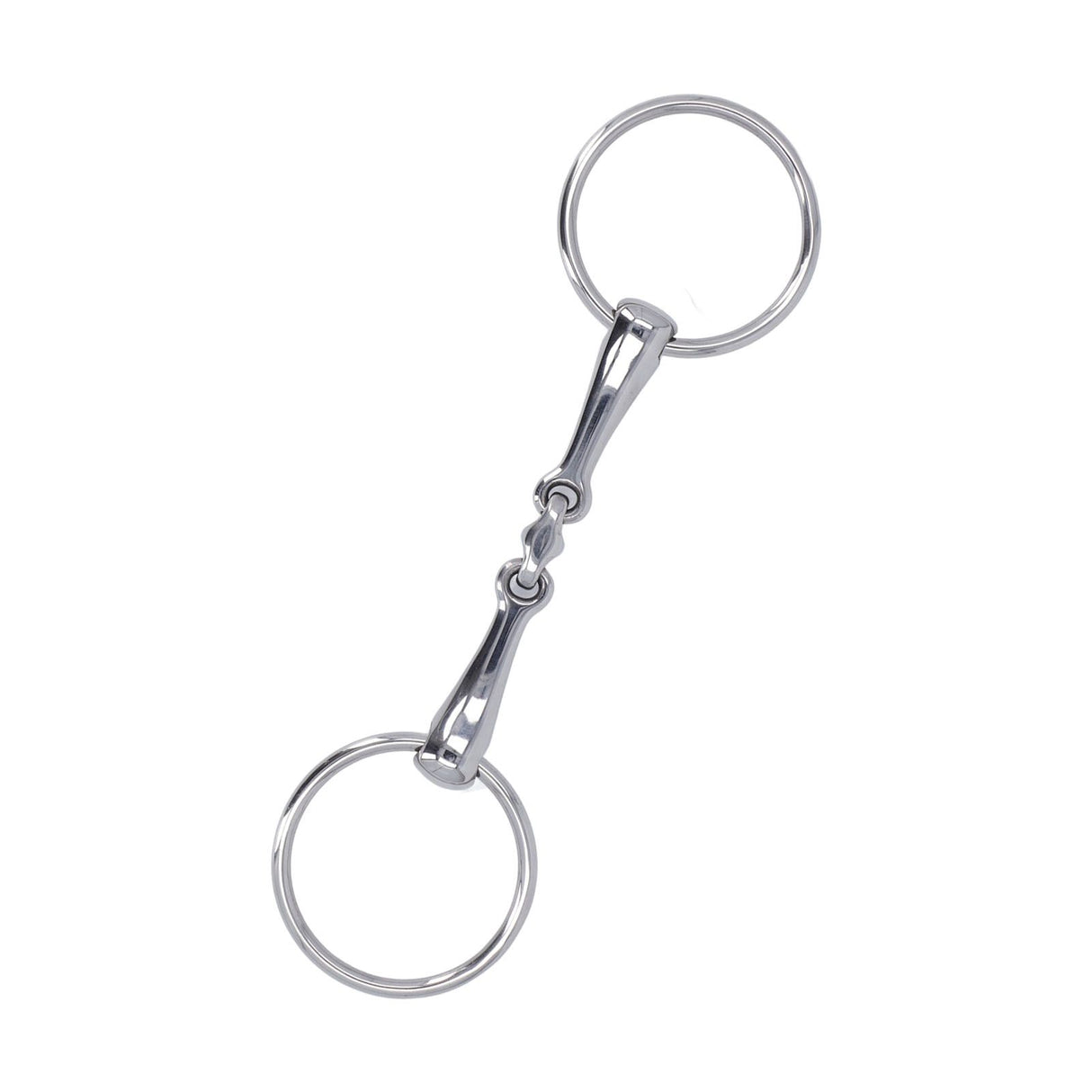 Horse Snaffle Stainless Steel Flexible Jointed Wearable Rust Proof O Ring Horse Mouth Bit for Horse Racing