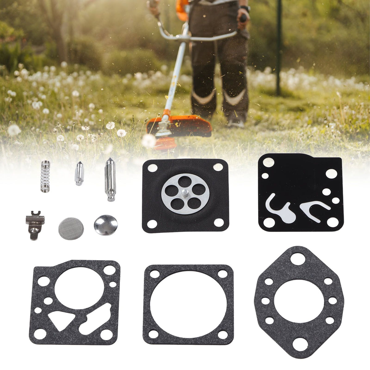 Chainsaw Carburetor Gasket Kit for Tillotson RK13HU RK14HU HU Models for Stihl 020 024 028 030 031