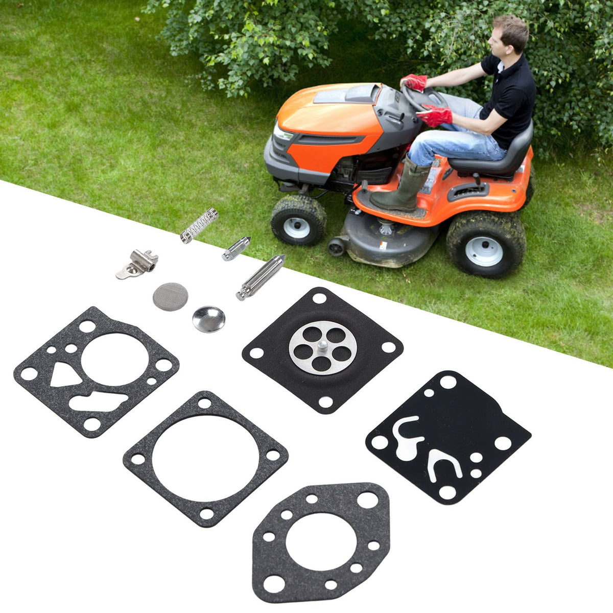 Chainsaw Carburetor Gasket Kit for Tillotson RK13HU RK14HU HU Models for Stihl 020 024 028 030 031
