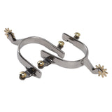 1 Pair Horse Spurs Stainless Steel Exquisite Cowboy Equestrian Boot Spurs for Horse Training Equestrian Competition