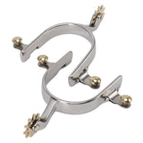 1 Pair Horse Spurs Stainless Steel Exquisite Cowboy Equestrian Boot Spurs for Horse Training Equestrian Competition