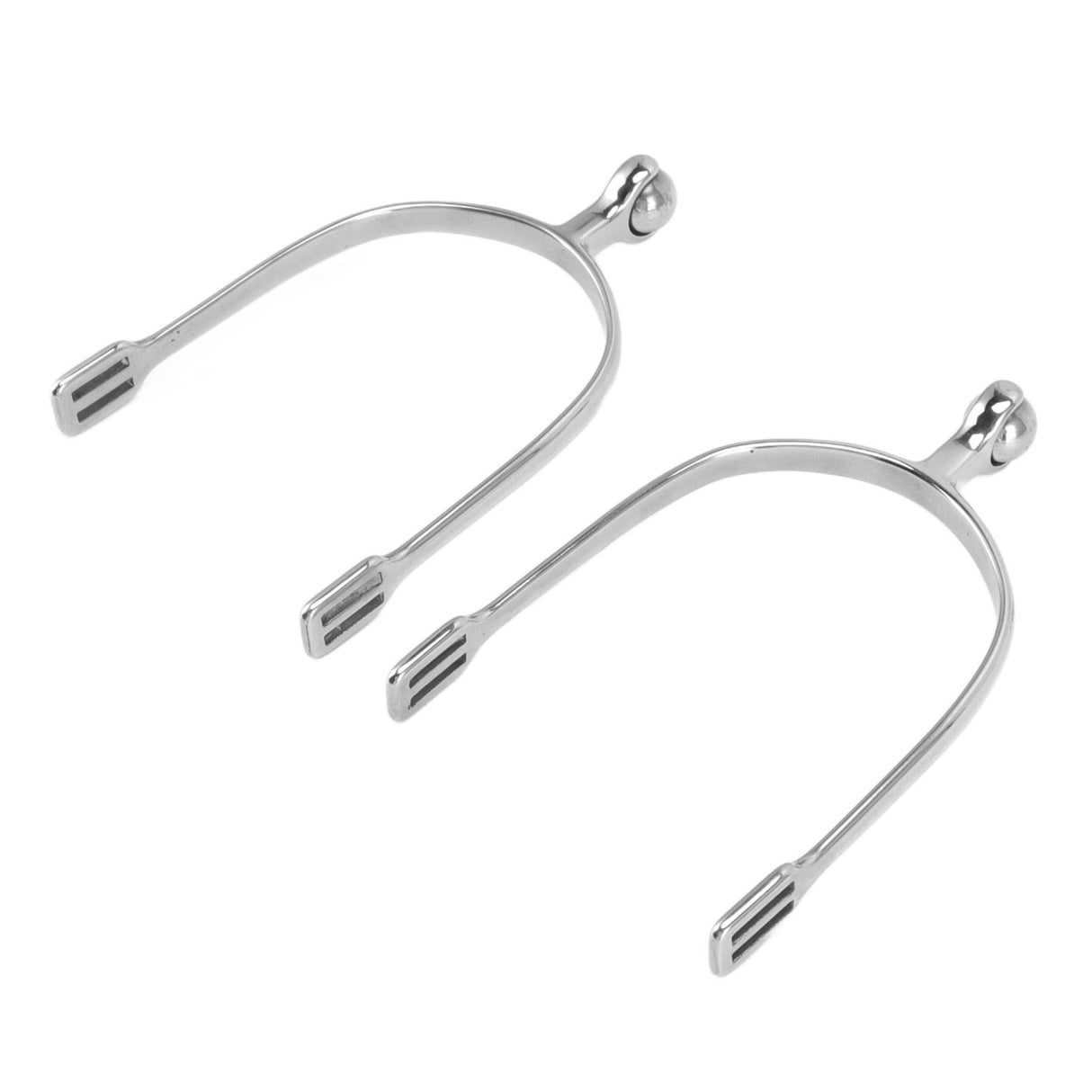 1 Pair Horse Spurs Stainless Steel Western Cowboy Equestrian Boot Spurs for Horse Training Riding