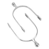 1 Pair Horse Spurs Stainless Steel Western Cowboy Equestrian Boot Spurs for Horse Training Riding