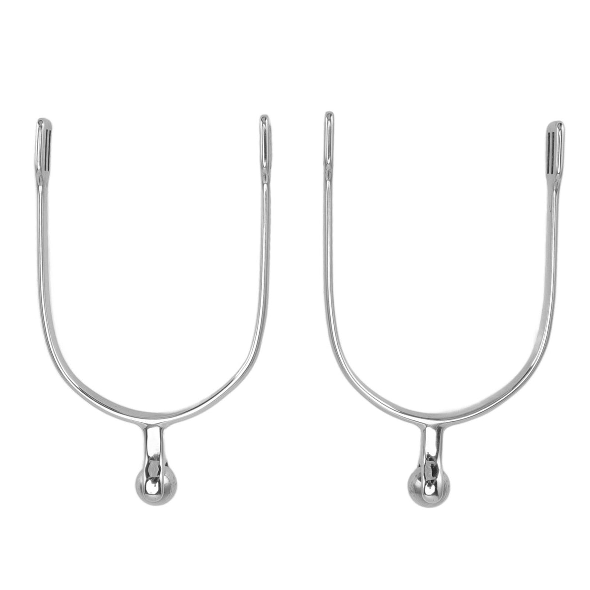 1 Pair Horse Spurs Stainless Steel Western Cowboy Equestrian Boot Spurs for Horse Training Riding