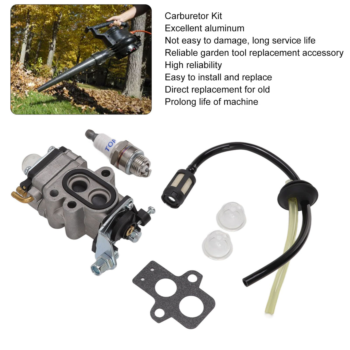 Carburetor for RedMax GZ25N BCZ260TS BCZ2460TS GZ30N Brushcutter Trimmer for HBZ2610 HBZ2500 HBZ2600 Handheld Blower