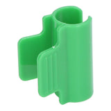 24pcs Greenhouse Clamps Single Head Row Cover Netting Tunnel Hoop Clips Insect Proof Shed Film Shading Net Rod Clips 19mm - 45-Degree Angle