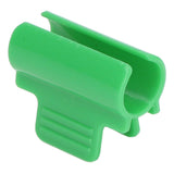 24pcs Greenhouse Clamps Single Head Row Cover Netting Tunnel Hoop Clips Insect Proof Shed Film Shading Net Rod Clips 19mm - Rear View