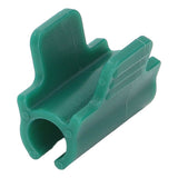24pcs Greenhouse Clamps Single Head Row Cover Netting Tunnel Hoop Clips Insect Proof Shed Film Shading Net Rod Clips Thickened 14mm