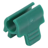 24pcs Greenhouse Clamps Single Head Row Cover Netting Tunnel Hoop Clips Insect Proof Shed Film Shading Net Rod Clips Thickened 14mm