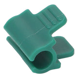 24pcs Greenhouse Clamps Single Head Row Cover Netting Tunnel Hoop Clips Insect Proof Shed Film Shading Net Rod Clips Thickened 14mm