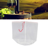 5 Gallons Brew Bags Wine Straining Bag Extra Fine Mesh for Homebrewing Milk Honey Red (160micro)