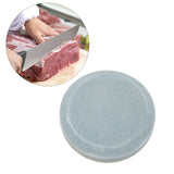 Double Sided Knife Sharpener Multifunctional Round Shape Knife Sharpening Stone for Lawn Mower Blades Machetes - Extra Image
