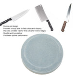 Double Sided Knife Sharpener Multifunctional Round Shape Knife Sharpening Stone for Lawn Mower Blades Machetes
