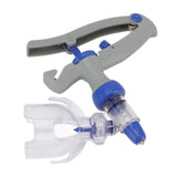 Livestock Continuous Syringe Adjustable Safe Stable Detachable Animal Continuous Injector for Chicken Sheep Geese Ducks 10ml - 45-Degree Angle