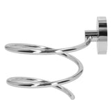 304 Stainless Steel Hair Dryer Rack Keep Tidy Wall Mount Blow Hair Dryer Holder for Bathroom Chrome Plated - Side View